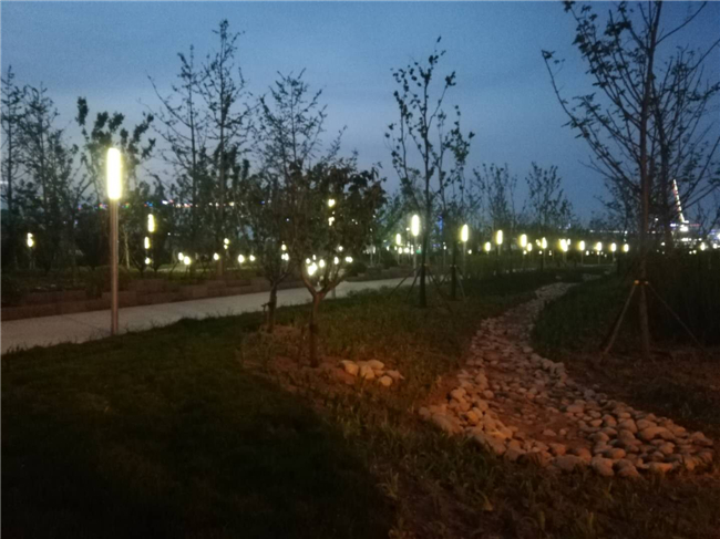 濟(jì)南綢帶公園景觀照明案例